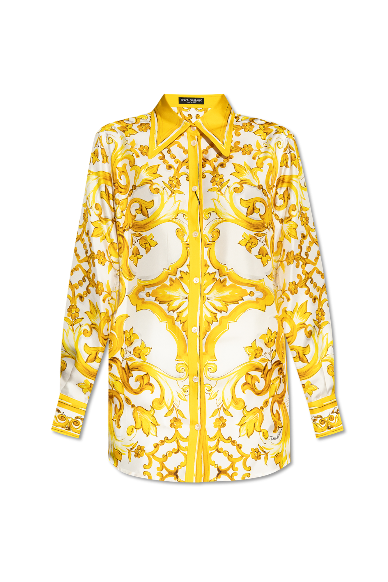 Tシャツ・カットソー Dolce & Gabbana GOLD POPLIN STRETCH SHIRT Stretch poplin shirt in White for Women | Dolce&Gabbana® US